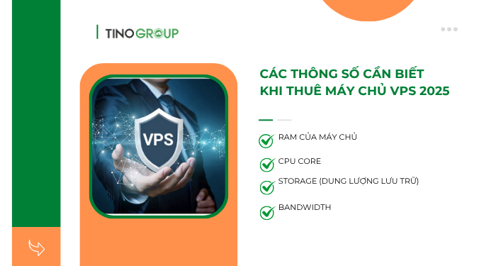 VPS là gì? Tổng quan kiến thức về VPS A-Z 2025 3 Các thông số cần biết khi thuê máy chủ VPS 2025