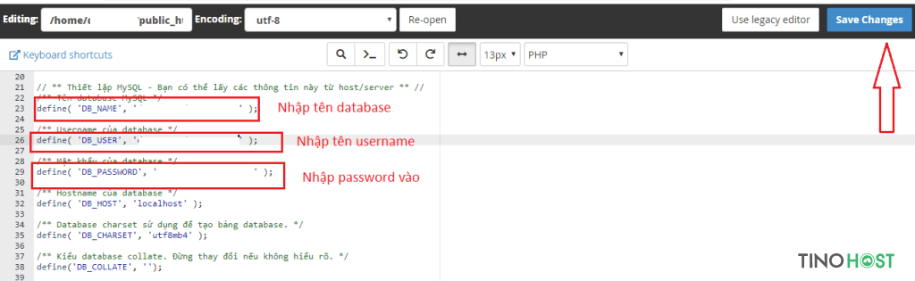 Hướng dẫn cách chuyển dữ liệu sang website WordPress mới chi tiết A-Z 22 buoc-6-cau-hinh-file-wp-config