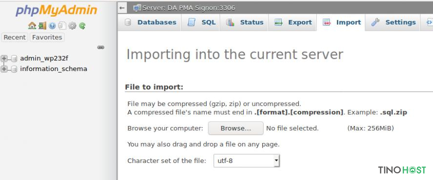 Hướng dẫn cách tăng giới hạn upload/import phpMyAdmin, DirectAdmin chi tiết 8 kiem-tra-lai-kich-thuoc-upload-import
