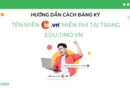 Hướng dẫn đăng ký tên miền .ID.VN miễn phí tại trang edu.tino.vn