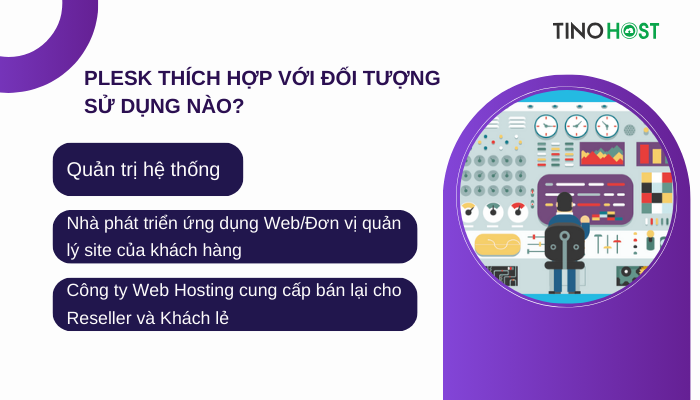 Plesk control panel là gì? Tìm hiểu về phần mềm quản trị hệ thống Plesk 2 doi-tuong-su-dung-plesk