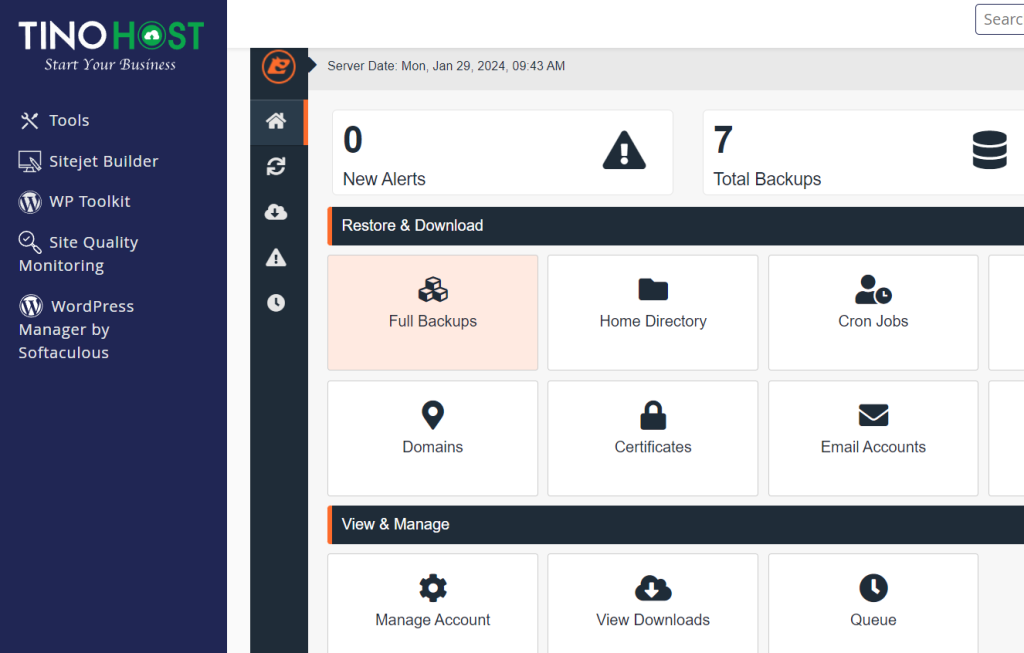 Hướng dẫn restore dữ liệu hosting trên JetBackup 5 thông qua cPanel 3 thao-tac-restore-du-lieu-hosting-tren-jetbackup-5