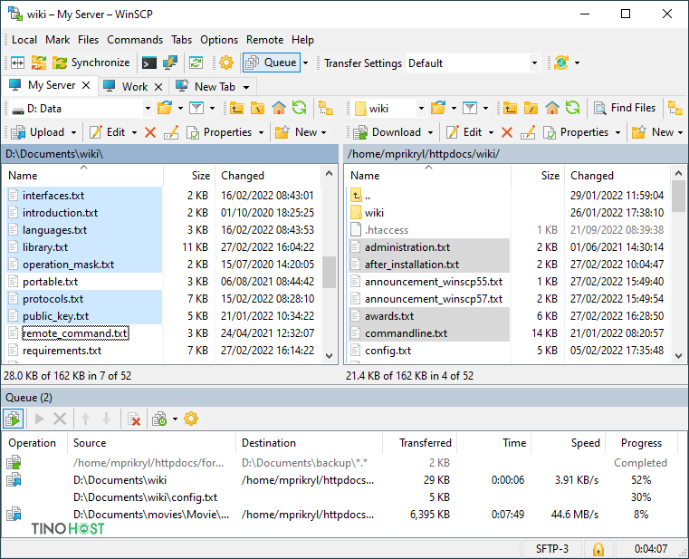 WinSCP là gì? Hướng dẫn cách cài đặt và sử dụng WinSCP cơ bản 7 giao-dien-commander