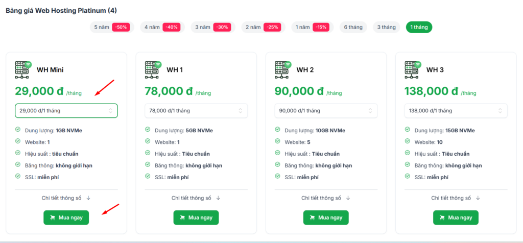 Cách đăng ký hosting cho người mới