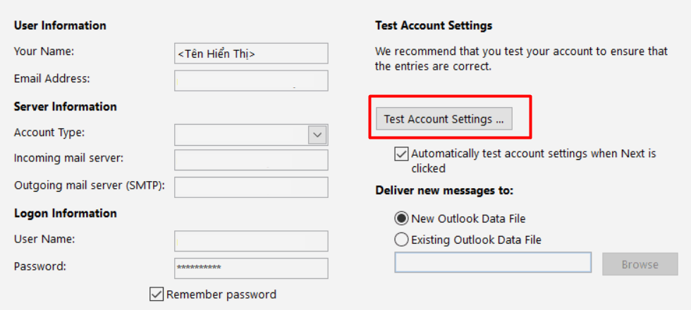 Hướng dẫn khắc phục sự cố Outlook báo lỗi 503 Valid RCPT command must precede DATA 5 cau-hinh-xac-thuc-tai-khoan-email