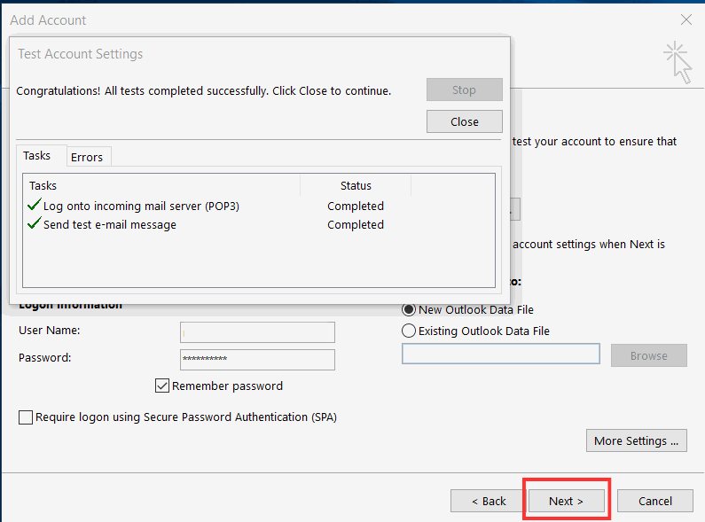 Hướng dẫn khắc phục sự cố Outlook báo lỗi 503 Valid RCPT command must precede DATA 6 cau-hinh-xac-thuc-tai-khoan-email