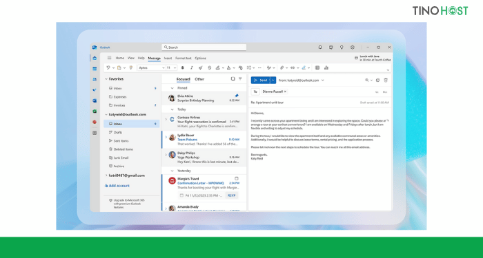 Khám phá top 7 dịch vụ email miễn phí tốt nhất hiện nay 4 Outlook