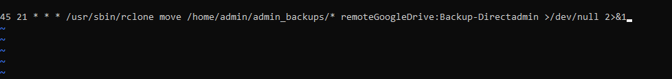 Hướng dẫn cách backup dữ liệu website từ Directadmin lên Google Drive 22 dat-cron-backup-tu-dong