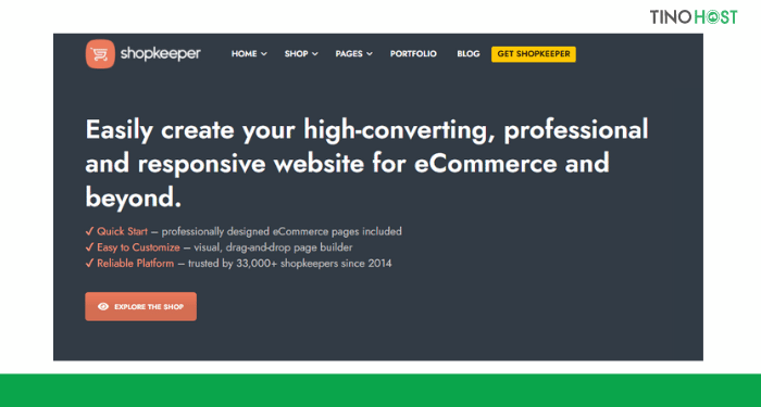 Khám phá top 10 theme WordPress giới thiệu sản phẩm được yêu thích nhất hiện nay 9 Shopkeeper