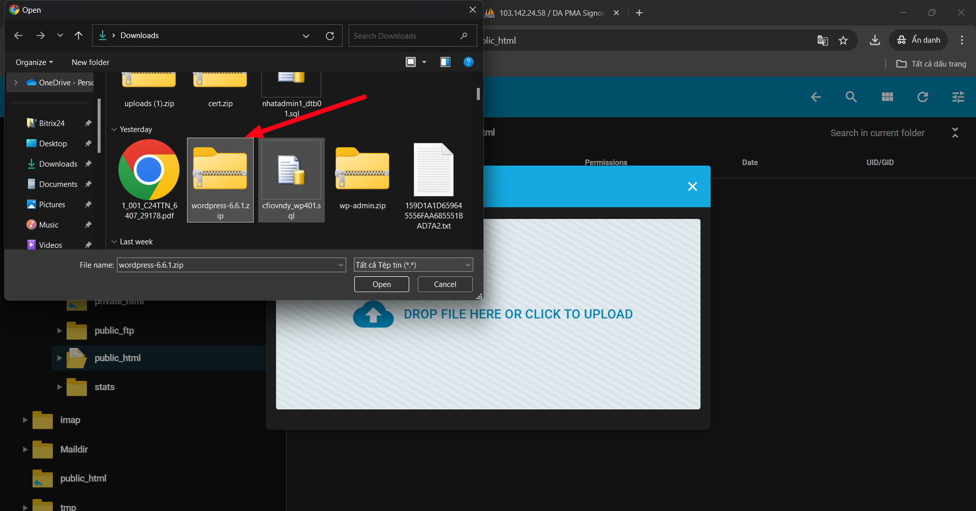 Hướng dẫn xử lý mã độc website WordPress trên DirectAdmin 10 cai-dat-lai-wordpress-cho-website