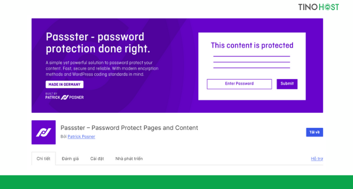 Top 5 plugin chống copy cho WordPress tốt nhất hiện nay 4 Passster-Password-Protect-Pages
