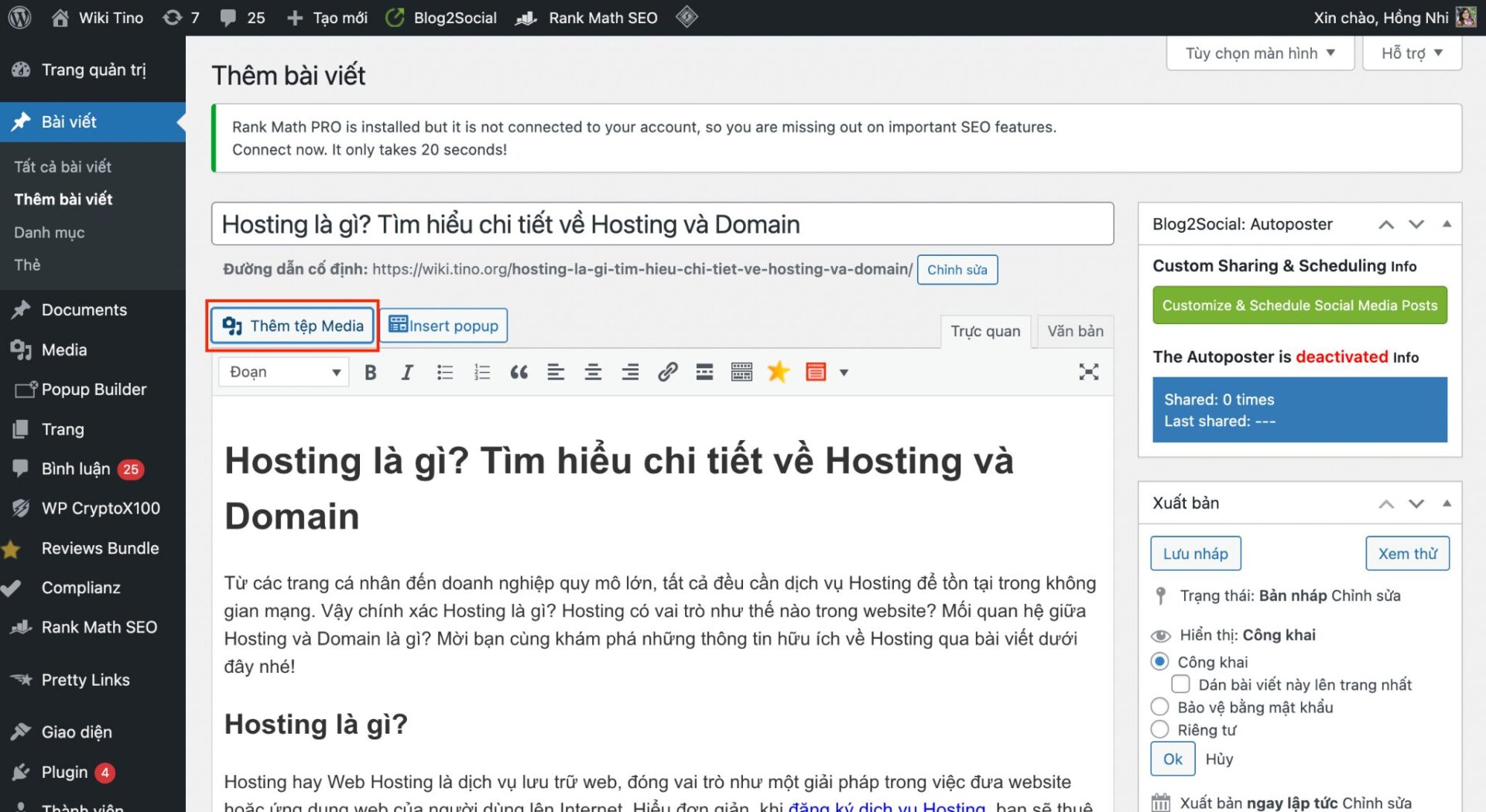 8 bước đăng bài viết trên website WordPress đơn giản 4 dang-bai-viet-tren-website-wordpress
