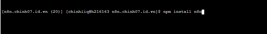 Cài đặt n8n trên cPanel Hosting