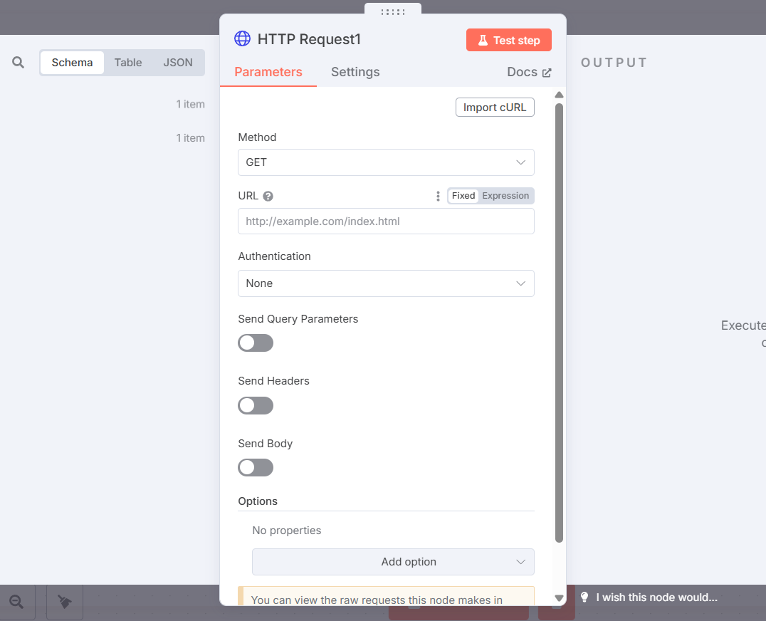 Hướng dẫn cách thêm API vào n8n bằng HTTP Request (chi tiết cho người mới) 7 Cách thêm API vào n8n thông qua node HTTP Request