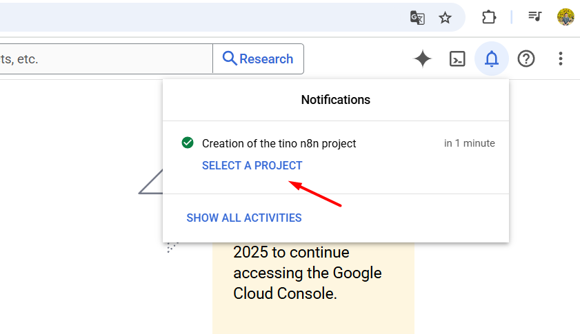 Các bước xác thực Credential cho Google trên n8n
