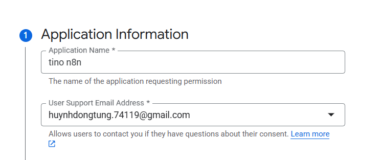 Các bước xác thực Credential cho Google trên n8n