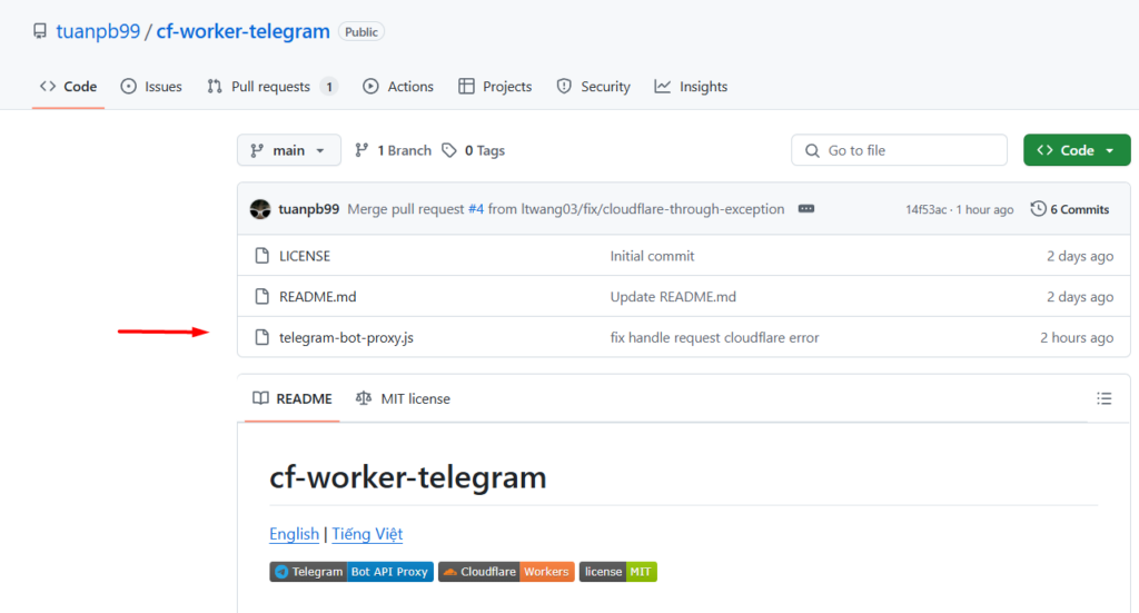 Hướng dẫn cách cài đặt proxy cf-worker-telegram để sử dụng Telegram Bot API trên n8n 2 Hướng dẫn cách cài đặt proxy cf-worker-telegram để sử dụng Telegram Bot API trên n8n 1