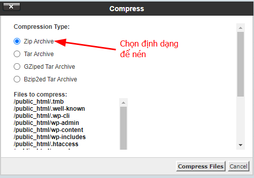 Bật mí cách chuyển website WordPress sang hosting mới không lỗi 6 Sao lưu mã nguồn (source code) của website