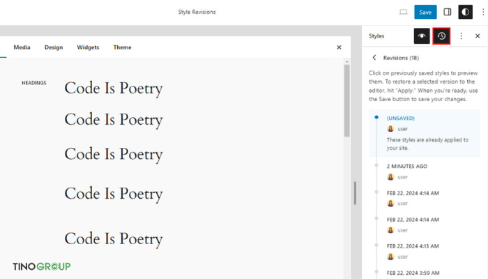 Các tính năng bị ẩn của WordPress có thể bạn chưa biết 22 Quản lý phiên bản (Revisions)