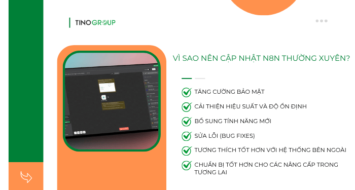 Hướng dẫn cách cập nhật n8n chi tiết (2025) 1 Vì sao nên cập nhật n8n thường xuyên?
