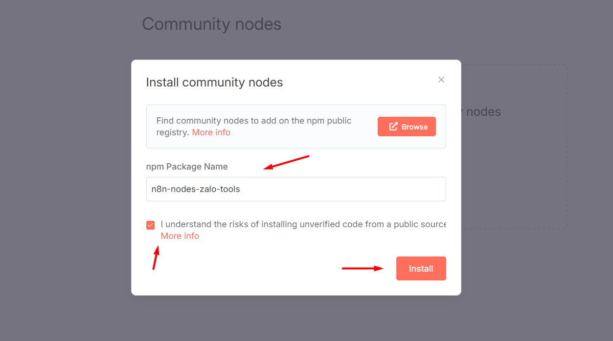 Hướng dẫn cách tích hợp node Zalo vào n8n đơn giản 5 Các bước tích hợp node Zalo vào n8n