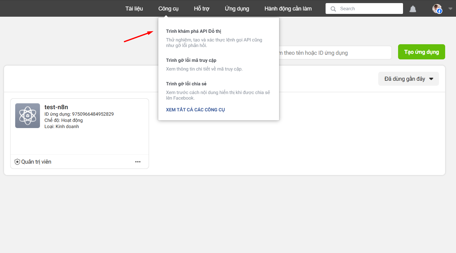 Bật mí cách tạo chatbot Facebook với n8n đơn giản 11 Tạo node Code