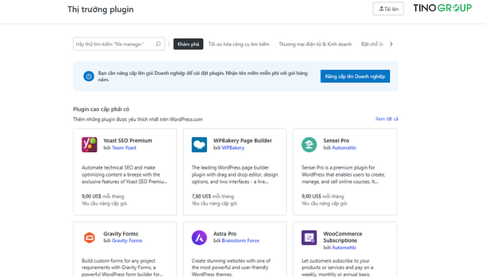 Cách tạo blog WordPress miễn phí trên WordPress.com cho người mới 13 Cài đặt Plugin