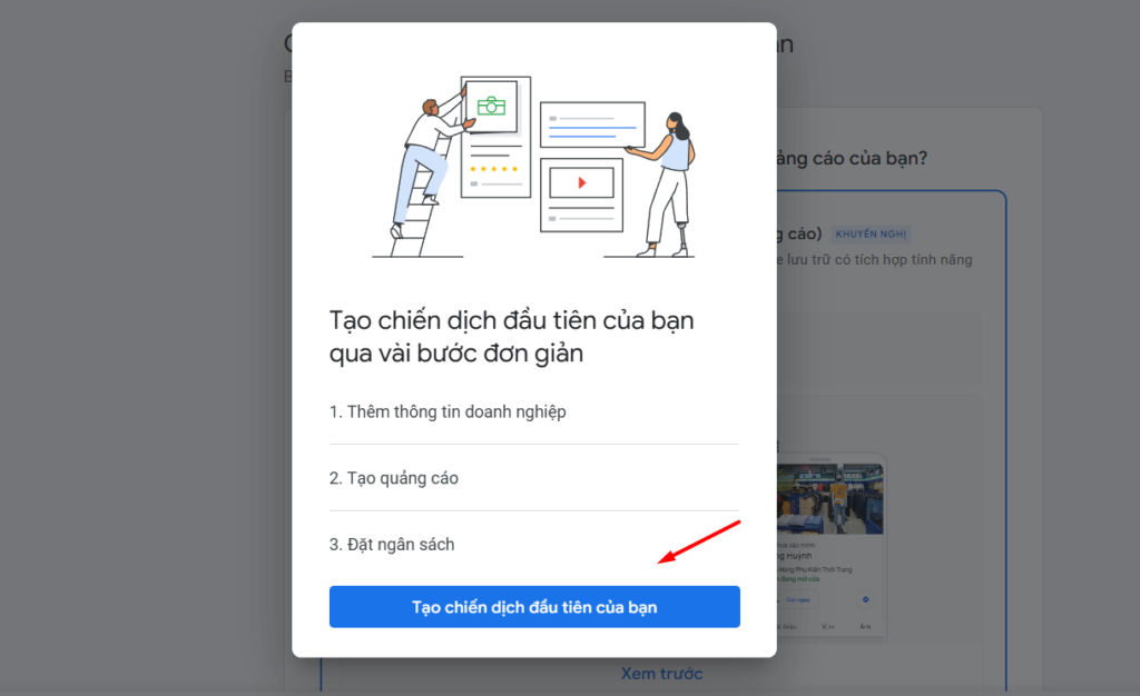 Tạo chiến dịch đầu tiên 