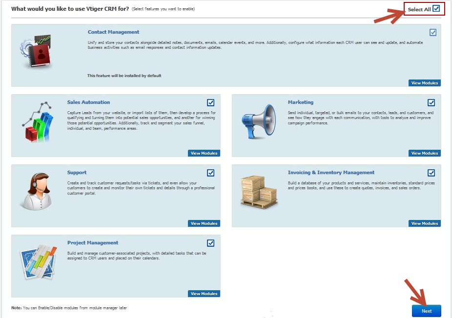 Vtiger CRM là gì? Hướng dẫn cài đặt phần mềm Vtiger CRM miễn phí trên Windows 22 Vtiger CRM là gì? Hướng dẫn cài đặt phần mềm Vtiger CRM miễn phí trên Windows 7