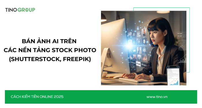 Kiếm Tiền Online Không Cần Vốn 2025: 30+ Cách Ứng Dụng AI 15 Bán ảnh AI trên các nền tảng stock photo (Shutterstock, Freepik)