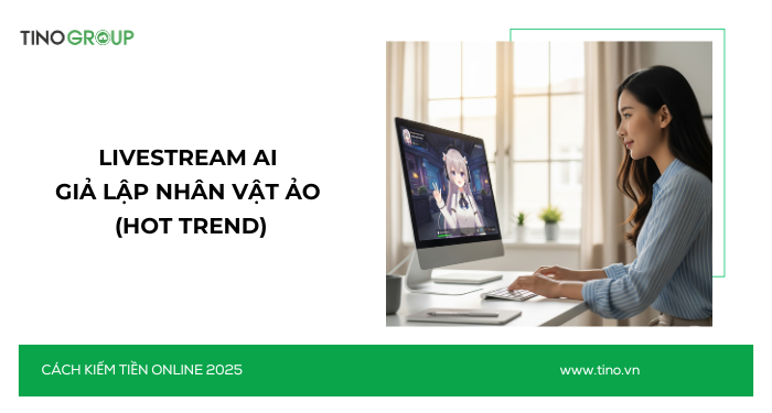 Kiếm Tiền Online Không Cần Vốn 2025: 30+ Cách Ứng Dụng AI 18 Livestream AI giả lập nhân vật ảo (hot trend)