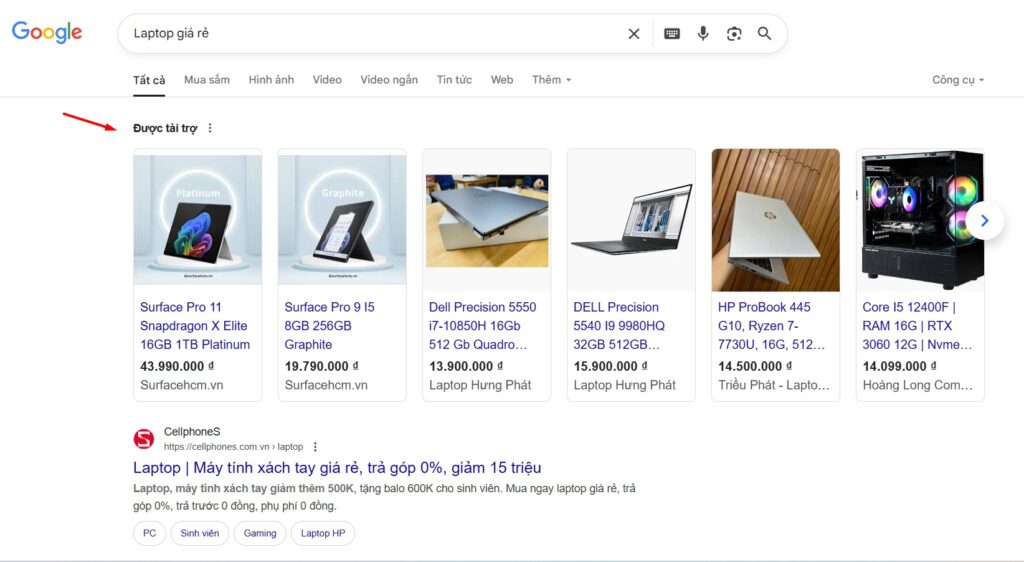 Google Ads là gì? Tất tần tật những điều cần biết về “ông trùm quảng cáo” Google Ads 5 Google Shopping Ads