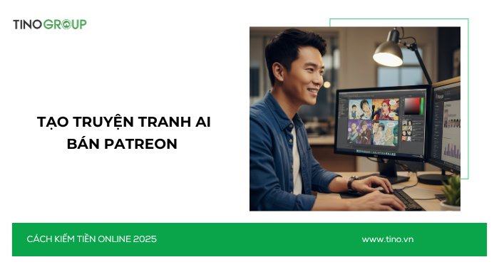 Kiếm Tiền Online Không Cần Vốn 2025: 30+ Cách Ứng Dụng AI 25 Tạo truyện tranh AI + bán Patreon