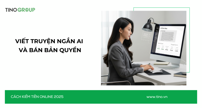 Kiếm Tiền Online Không Cần Vốn 2025: 30+ Cách Ứng Dụng AI 16 Viết truyện ngắn AI rồi bán bản quyền