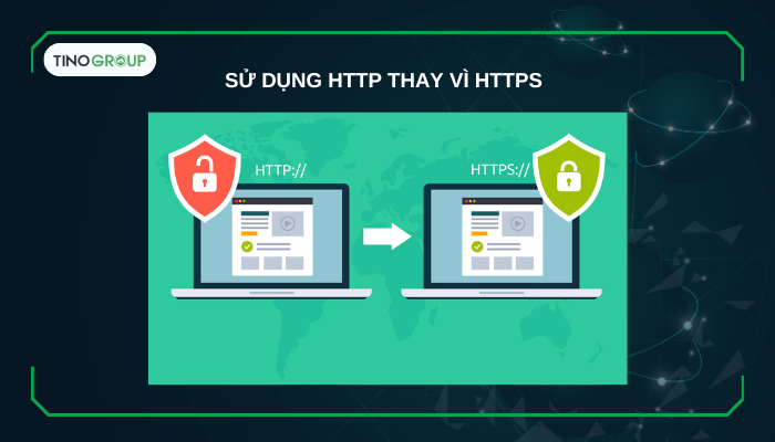 15+ vấn đề bảo mật thường gặp với WordPress và cách khắc phục (Cập nhật 2025) 12 Sử dụng HTTP thay vì HTTPS
