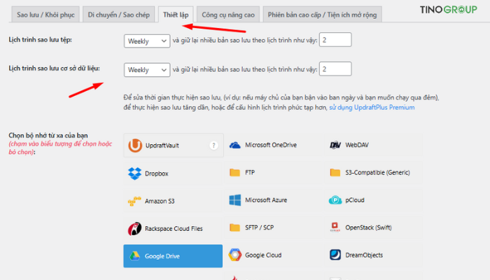 Cách backup website WordPress: hướng dẫn tự động và thủ công 6 Backup website WordPress tự động với plugin UpdraftPlus