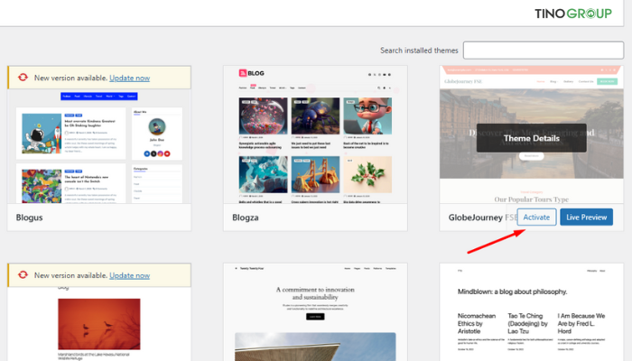 Cách cài đặt theme WordPress bằng file ZIP đơn giản cho những theme không có sẵn 11 Cài đặt theme bằng cách upload trực tiếp lên hosting