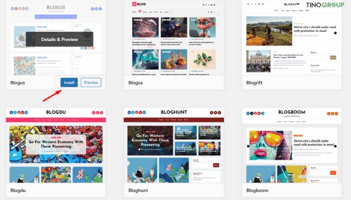 Làm sao để cài đặt theme WordPress giống bản demo? Xem ngay! 5 Cài đặt theme lên WordPress