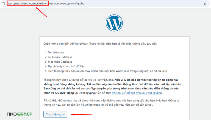 Upload mã nguồn WordPress