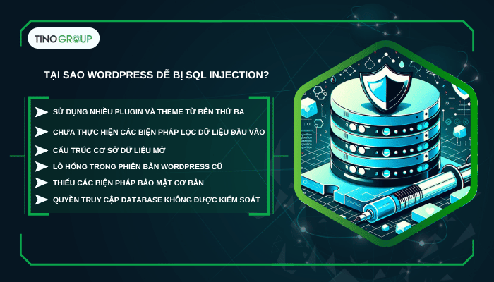 9 cách chặn WordPress SQL Injection đơn giản, ai cũng làm được 2 Tại sao WordPress dễ bị SQL Injection?