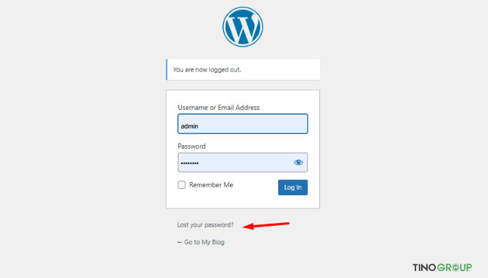 Hướng dẫn cách đổi mật khẩu và lấy lại mật khẩu WordPress (Chi tiết cho người mới) 4 Lấy lại mật khẩu qua email