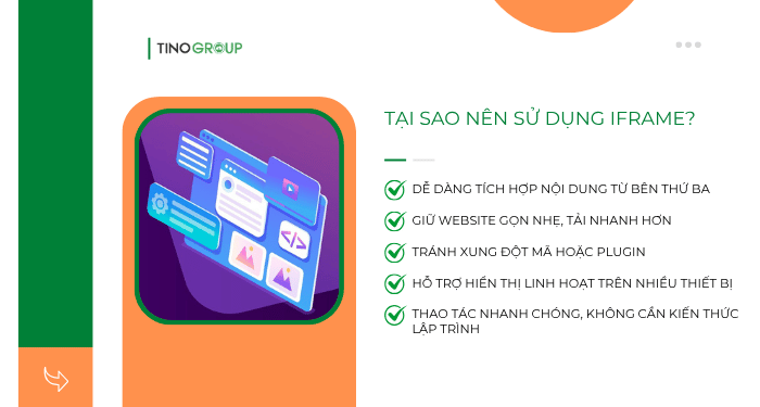 Hướng dẫn cách nhúng iFrame vào WordPress không cần code (2025) 2 Tại sao nên sử dụng iFrame?