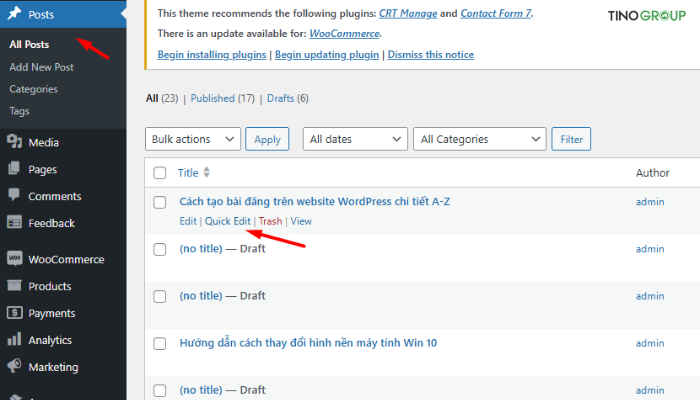Cách sửa URL trong WordPress an toàn và không ảnh hưởng SEO (Hướng dẫn chi tiết) 7 Sửa nhanh URL