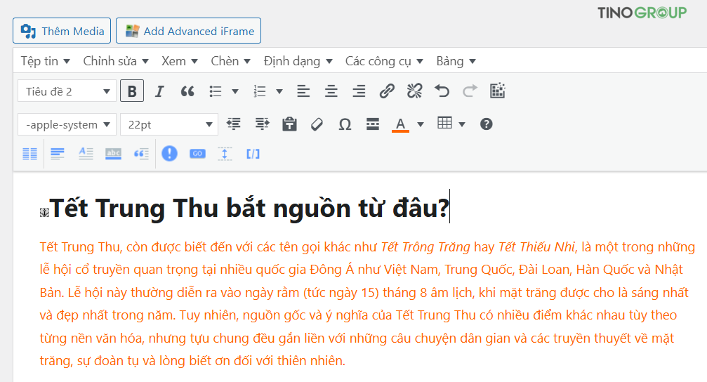 Cách thay đổi font chữ và màu chữ trong WordPress cực dễ 2025 10 Thay đổi màu chữ trong trình soạn thảo Cổ điển (Classic Editor)