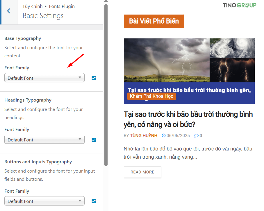 Cách thay đổi font chữ và màu chữ trong WordPress cực dễ 2025 21 Sử dụng Plugin