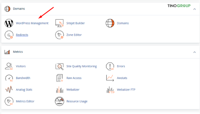Truy cập vào WordPress Toolkit trong cPanel