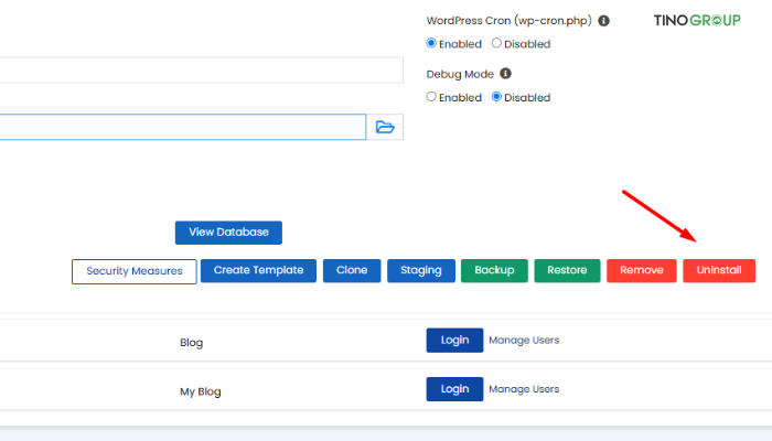 Hướng dẫn cách xóa trang web WordPress an toàn & nhanh chóng (2025) 6 Xóa trang web WordPress bằng Softaculous trong cPanel