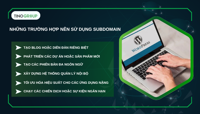 Cách cài đặt WordPress trên subdomain chi tiết A-Z 3 Lợi ích của việc cài đặt WordPress trên subdomain