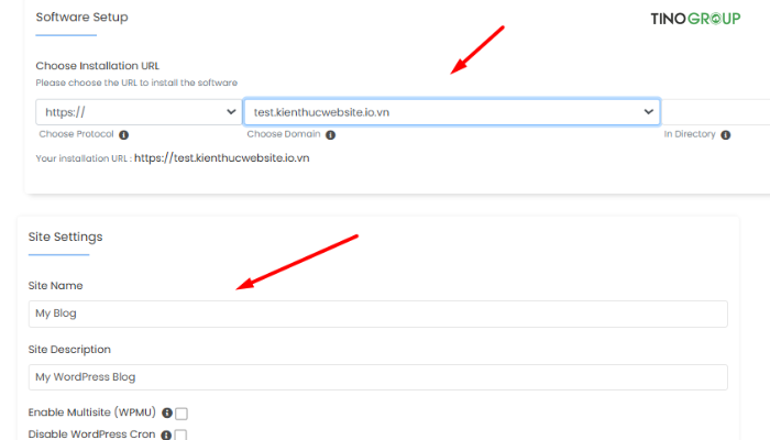 Cách cài đặt WordPress trên subdomain chi tiết A-Z 9 Cài đặt WordPress trên subdomain