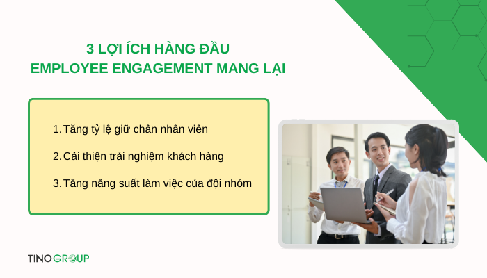 Employee Engagement là gì? 8 bí quyết giữ chân nhân tài trong kỷ nguyên số 2 loi-ich-hang-dau-employee-engagement-mang-lai